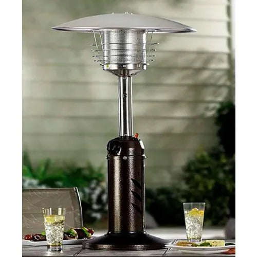 Hiland® Table Top Patio Heater, 11000 BTU, Propane, Hammered Bronze — WBB3232303