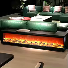 Smart Wall-Mounted Recessed Home Electric Fireplace Ultra-Thin Electric Fireplace 150W Home Decor 1000mm