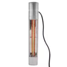 Electric Infrared Heater Indoor Outdoor IP65 Waterproof Energy Efficient Aluminum Alloy Wall Mounted Patio Heater for Backyard