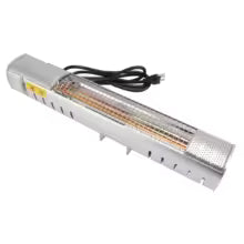 Electric Infrared Heater Indoor Outdoor IP65 Waterproof Energy Efficient Aluminum Alloy Wall Mounted Patio Heater for Backyard