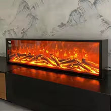 Smart Wall-Mounted Recessed Home Electric Fireplace Ultra-Thin Electric Fireplace 150W Home Decor 1000mm