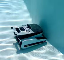 Cordless Wall-Climbing Robotic Pool Cleaner, Fully Automatic Swimming Pool Vacuum Cleaner For Floor, Wall & Waterline Cleaning