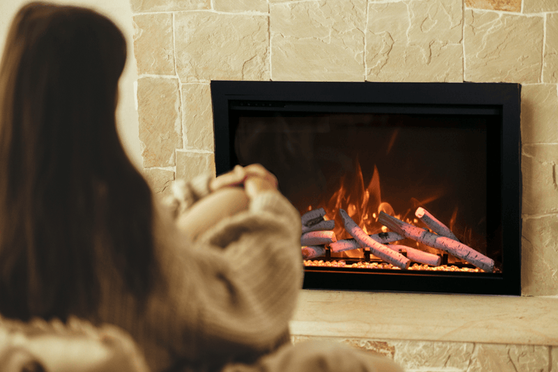 Amantii Traditional Bespoke 44"  Electric Fireplace