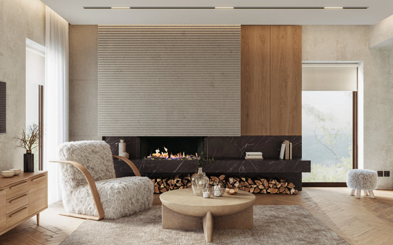 Sierra Flame Toscana – 3 Sided Peninsula Gas Fireplace