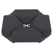 Outsunny - 4PCs Cantilever Umbrella Base Weights for Offset Banana Parasol, HDPE Water or Sand Filled Patio Umbrella Weights