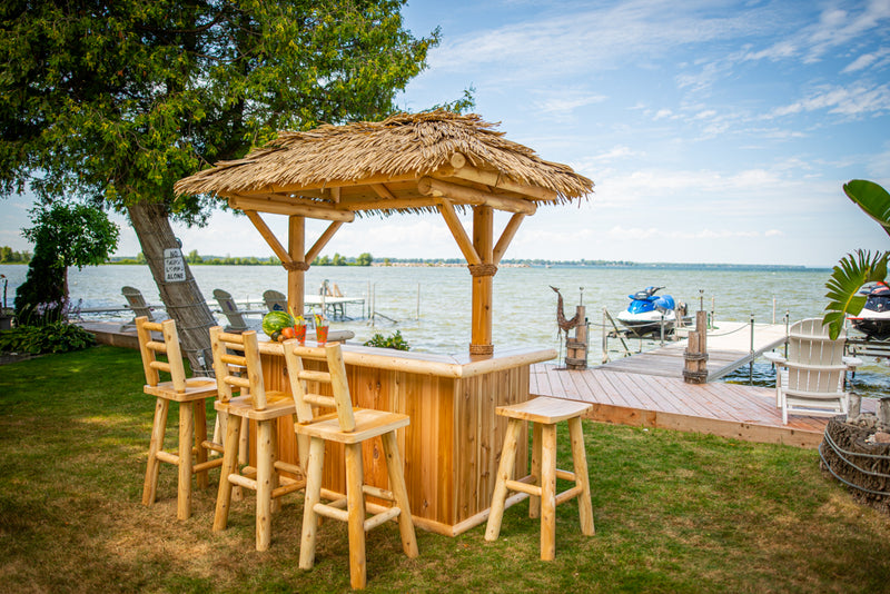 LeisureCraft Tropical Paradise Tiki Bar