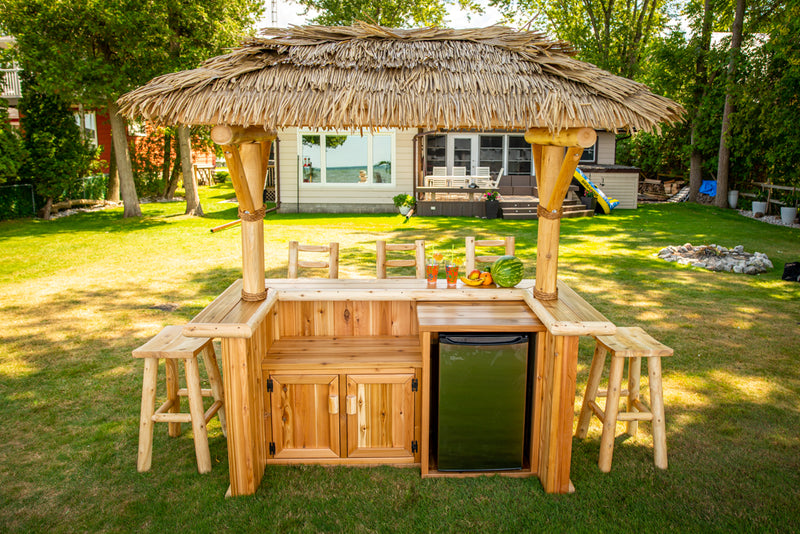 LeisureCraft Tropical Paradise Tiki Bar