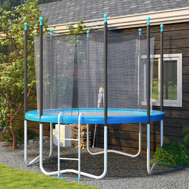 Soozier 14ft Trampoline Replacement Pad Trampolining Replacement Jump Bounce Exercise GYM Pad Only Light Blue