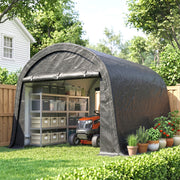 10' x 10' Outdoor Storage Tent, Heavy Duty and Waterproof Portable Shed for Bike, Motorcycle & Garden Tools