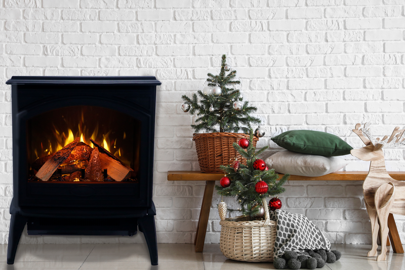 Amantii CastIron 70 cm Freestanding Electric Fireplace E-70HO