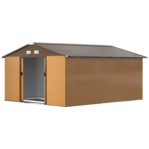 Garden Storage Shed - Yellow