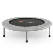 Costway - 38 Inch Mini Folding Trampoline Portable Recreational Fitness Rebounder-Gray