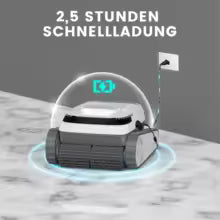 Cordless Swimming Pool Robot Automatic Climbing Wall Robotic Smart Underwater Pool Robot Cleaner