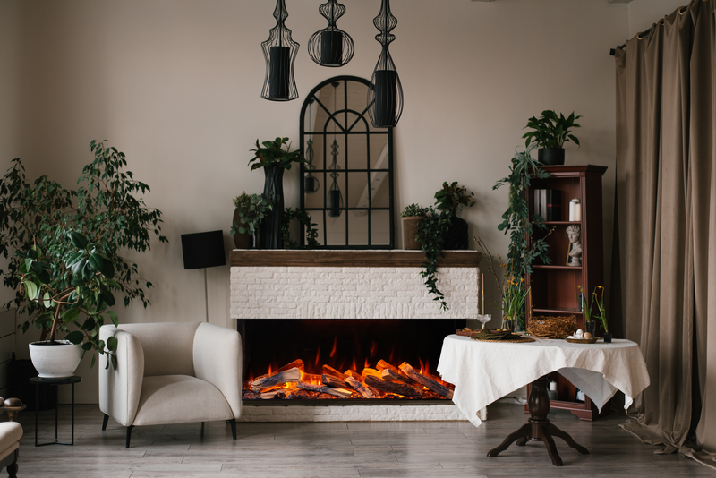 Amantii Fire & Ice RusticStone 42"