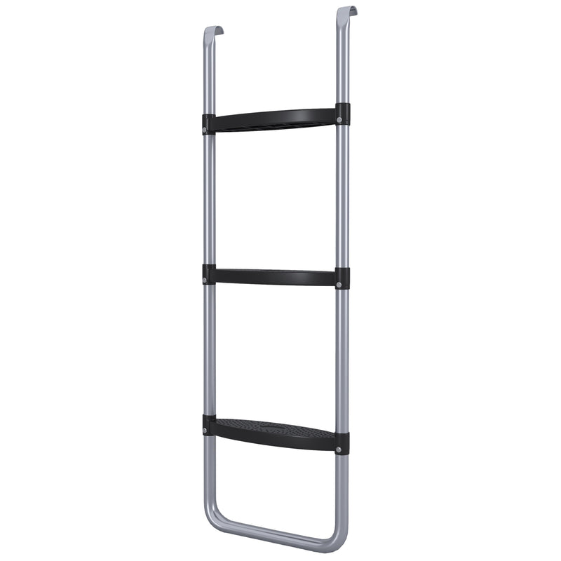 Soozier Trampoline Ladder Steel, 2/3 Steps Outdoor Trampoline Accessories, 38 Inch Length