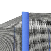 Soozier Trampoline Net Enclosure, Trampoline Netting Replacement with Zippered Entrance for 12ft Round Trampoline