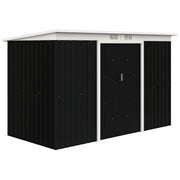 9x4 Outdoor Storage Shed - Dark Grey