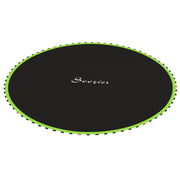 Soozier Trampoline Mat Replacement with Spring Pull Tool and 72 V-Hooks, Fits 12ft Trampoline, Using 5.5" Springs, Green