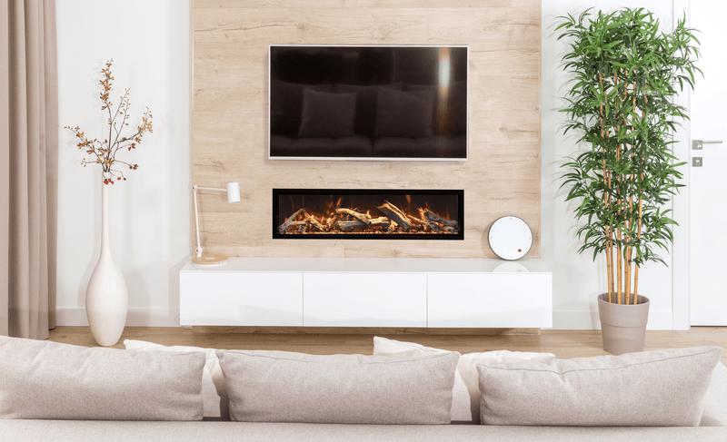 Amantii Symmetry Xtra Tall Bespoke 74" Electric Fireplace