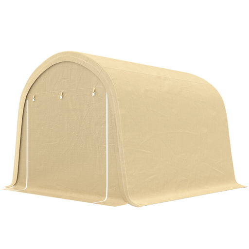 10' x 10' Outdoor Storage Tent, Heavy Duty and Waterproof Portable Shed for Bike, Motorcycle & Garden Tools