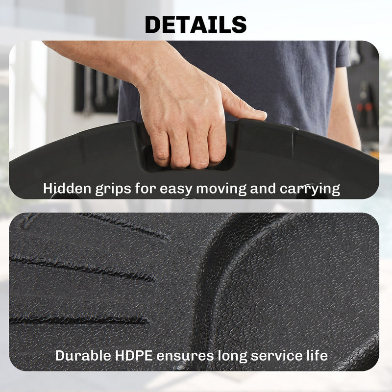 Outsunny - Set of 4 Umbrella Base Weights Outdoor Parasol Holder for Cross Base, Portable — 84D-061