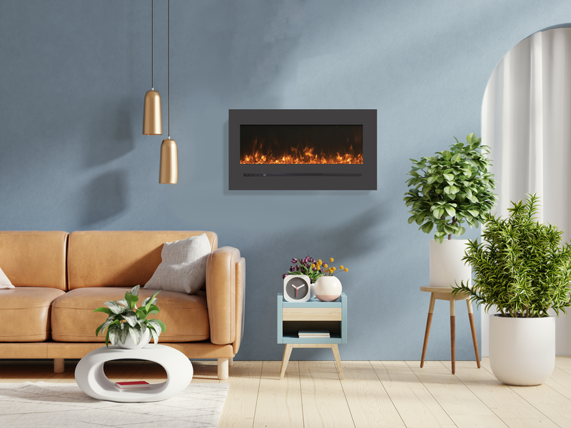 Sierra Flame Wall Mount / Flush Mount 72"