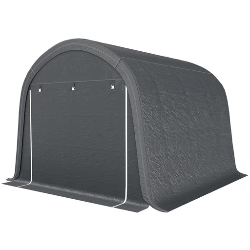10' x 10' Outdoor Storage Tent, Heavy Duty and Waterproof Portable Shed for Bike, Motorcycle & Garden Tools